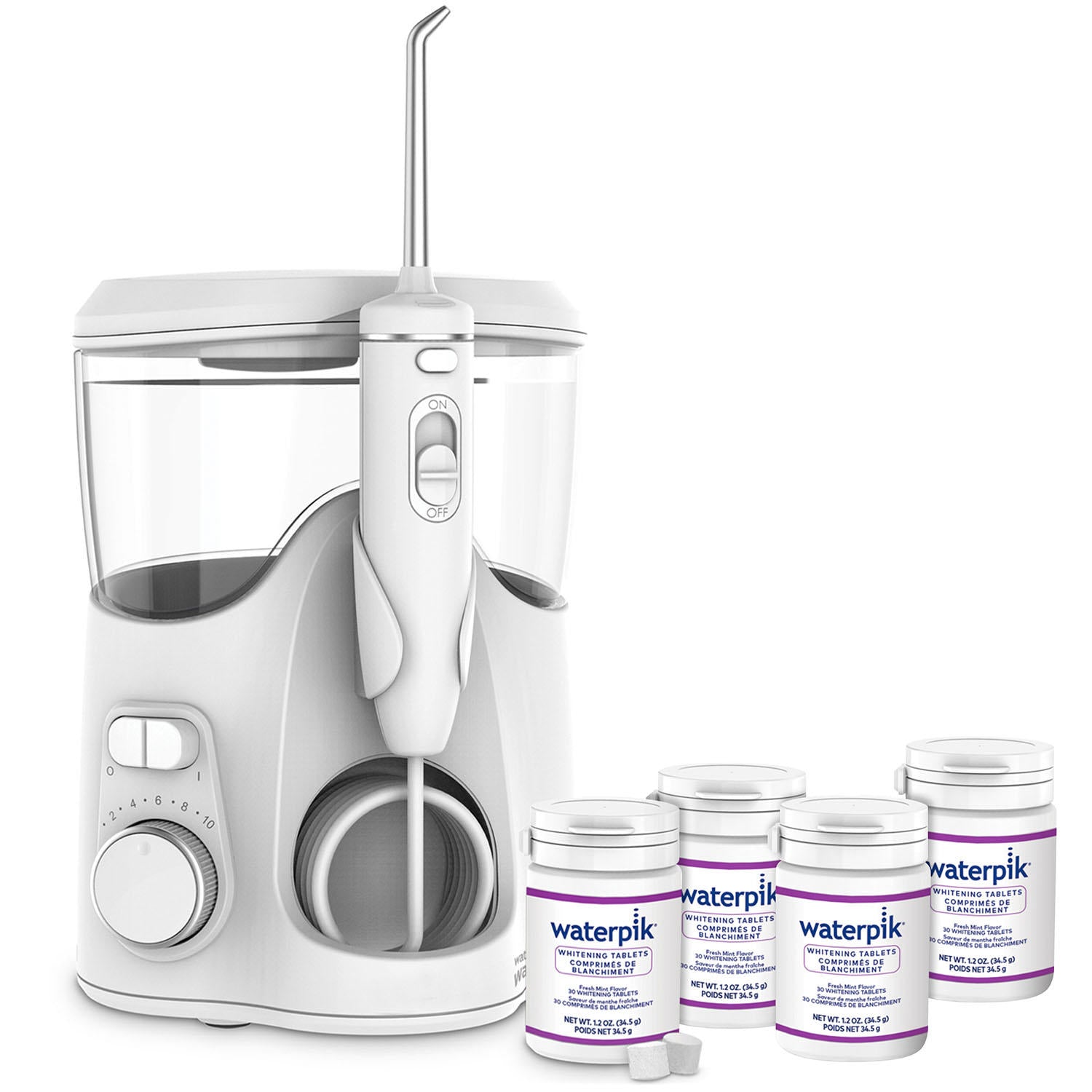 Waterpik Whitening Water Flosser and Tablets