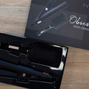 TYME Obsessed Kit, Iron & Paddle Brush (Black)