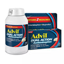 Advil Dual Action with Acetaminophen 250mg and Ibuprofen 125mg Coated Pain Reliever Caplets (216 ct.)