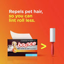 Bounce Pet Hair and Lint Guard Mega Dryer Sheets with 3X Pet Hair Fighters, Fresh Scent (210 ct.)
