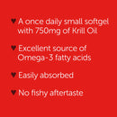 MegaRed 750mg Ultra Concentration Omega-3 Krill Oil (80 ct.)