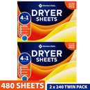 Member's Mark Fabric Softener Dryer Sheets (480 ct.)