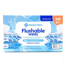 Member's Mark Flushable Scented Wipes (60 wipes/pk., 9 pk.)