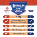 Member's Mark Nicotine Coated Gum 4mg, Cinnamon Flavor (300 ct.)