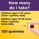 Nature Made Kids First Elderberry Gummies with Vitamin C and Zinc, for Immune Support (120 ct.)