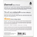 Pursonic Gel Mud Face Mask 3-pack, Charcoal + Honey + Dead Sea Minerals