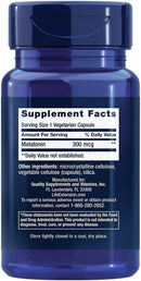Melatonin, 300 mcg, Gentle Sleep Support 100 Capsules