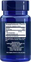PQQ (Pyrroloquinoline Quinone) 20 mg, 60 Vegetarian Capsules