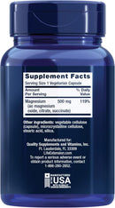Magnesium Caps, 500 mg, 100 Vegetarian Capsules