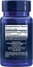 Low Dose Vitamin K2 90 Softgels