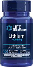 Lithium, 1000 mcg 100 Capsules