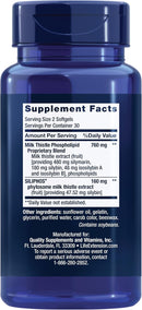 Advanced Milk Thistle, silymarin, silybin, phospholipids, 60 softgels