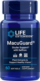 MacuGuard Ocular Support with Saffron 60 softgels