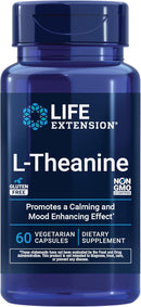 L-Theanine, Amino Acid theanine, Calm, Relaxation, Mood, 200 mg, 60 Capsules