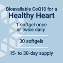 Super Ubiquinol CoQ10 with Enhanced Mitochondrial Support, Heart Health Supplement, Maximum Absorption, 50 mg 30 softgels