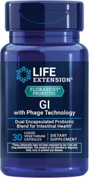 FLORASSIST® Probiotic GI with Phage Technology, 30 Capsules
