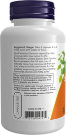 NOW Supplements, Saw Palmetto Berries (Serenoa repens) 550 mg, Men's Health
