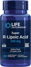 Super R-Lipoic Acid – Healthy Aging, oxidative Stress Defense – with 240 mg 60 Capsules