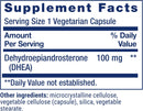 DHEA 100 mg, 60 vegetarian capsules