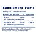Pantothenic Acid, 500 mg 100 Capsules