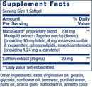 MacuGuard Ocular Support with Saffron 60 softgels