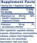 Potassium with Extend-Release Magnesium 60 capsules