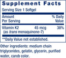 Low Dose Vitamin K2 90 Softgels