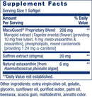 MacuGuard Ocular Support with Saffron & Astaxanthin 60 softgels