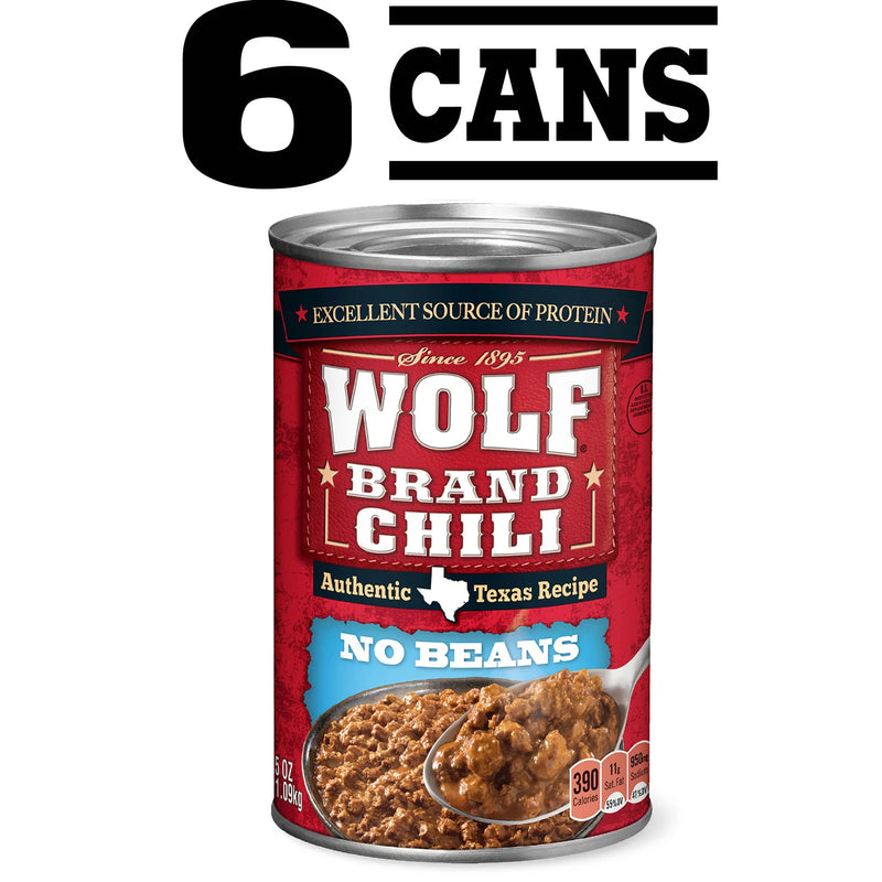 Wolf Brand "No Bean" Chili (15oz., 6pk.)