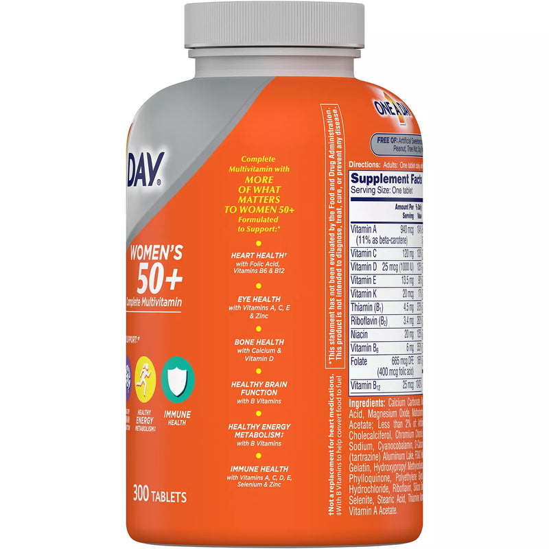 One A Day Women's 50+ Multivitamin (300 ct.)