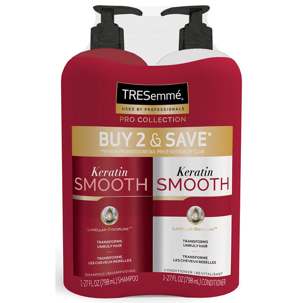 TRESemmé Keratin Smooth Shampoo & Conditioner (27 fl. oz., 2 pk.)