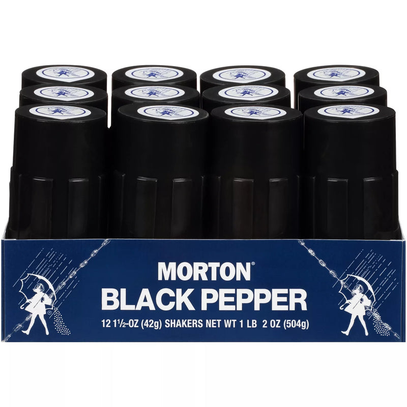 Morton Black Pepper (1.5 oz., 12 ct.)