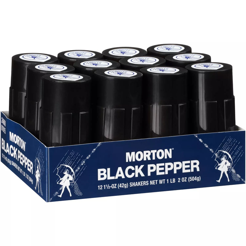 Morton Black Pepper (1.5 oz., 12 ct.)