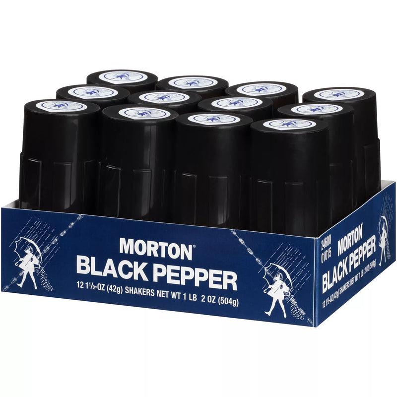 Morton Black Pepper (1.5 oz., 12 ct.)