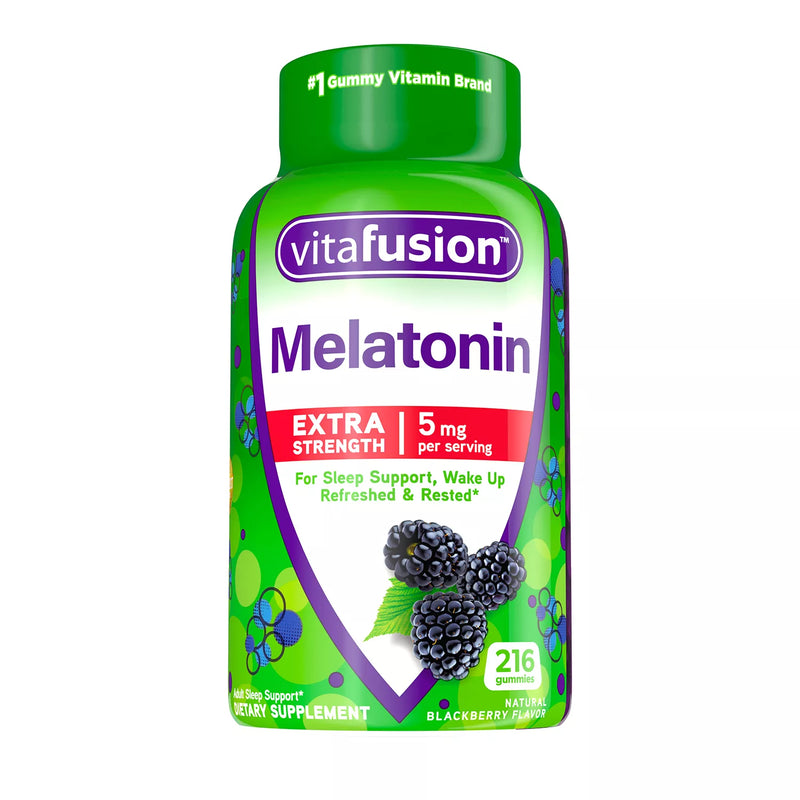 Vitafusion Extra Strength 멜라토닌 5 mg. 거미(216캐럿)