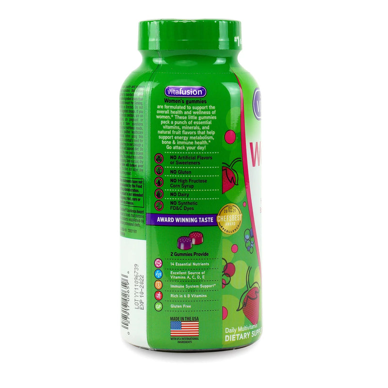 Vitafusion 여성 종합 비타민 구미 (220캐럿)