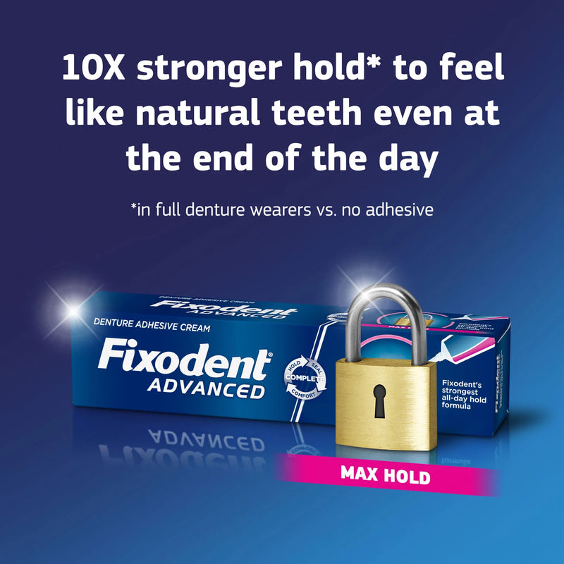 Fixodent Advanced Max Hold Denture Adhesive (2.2 oz., 4 pk.)