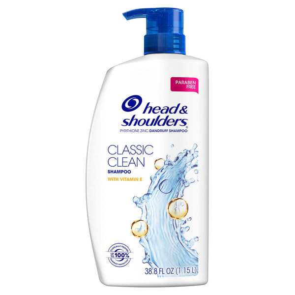 Head & Shoulders Anti-Dandruff Classic Clean with Vitamin E Shampoo, 38.8 oz.