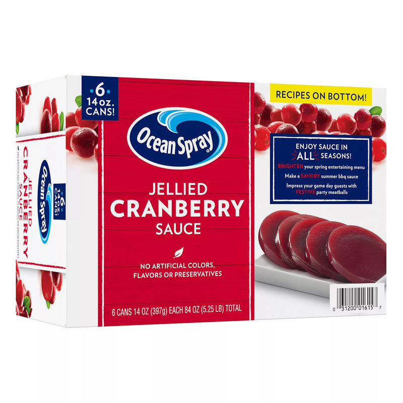 Ocean Spray Jellied Cranberry Sauce (14 oz., 6 pk.)