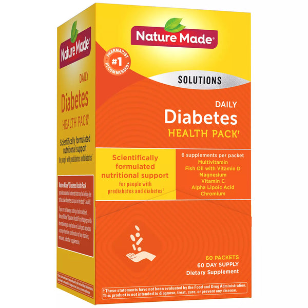 Nature Made Daily Diabetes Health Pack Dietary Supplement (60 pk.)