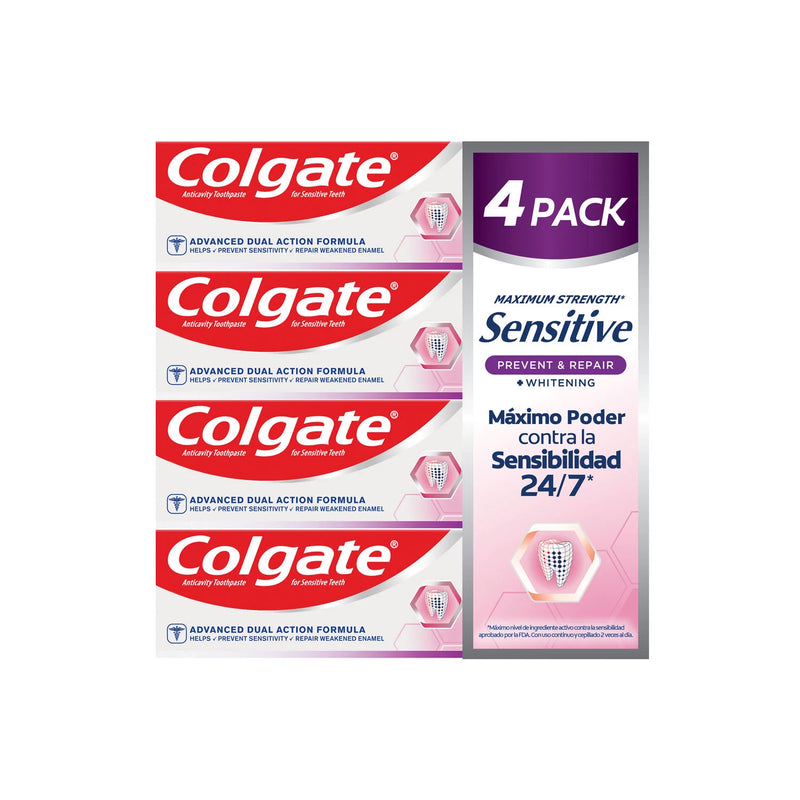 Colgate Sensitive Toothpaste Prevent and Repair Toothpaste. Gentle Mint (6 oz., 4 pk.)