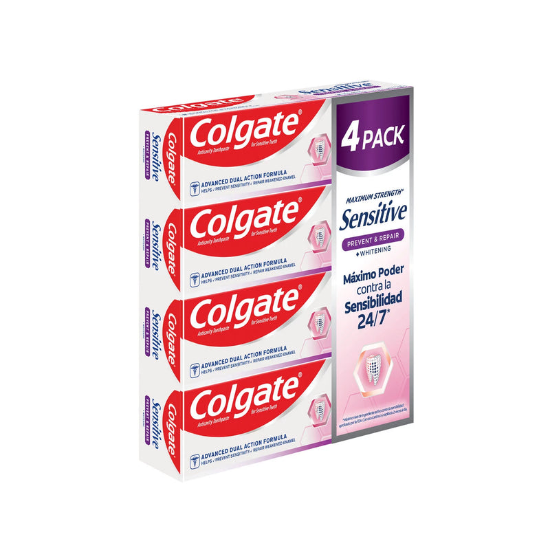 Colgate Sensitive Toothpaste Prevent and Repair Toothpaste. Gentle Mint (6 oz., 4 pk.)