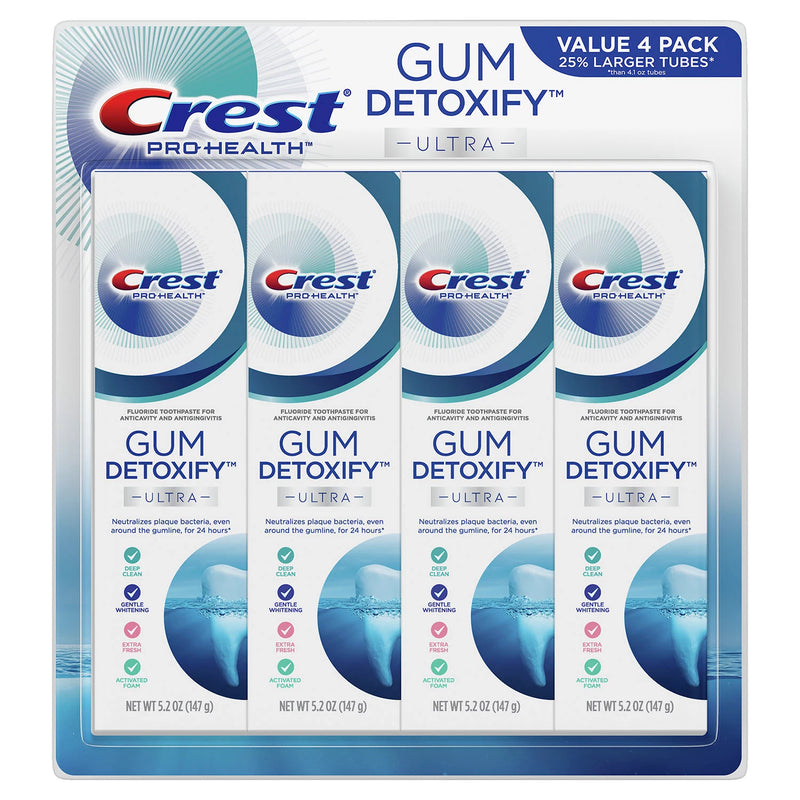 Crest Pro-Health Gum Detoxify Ultra Toothpaste (5.2 oz., 4 pk.)