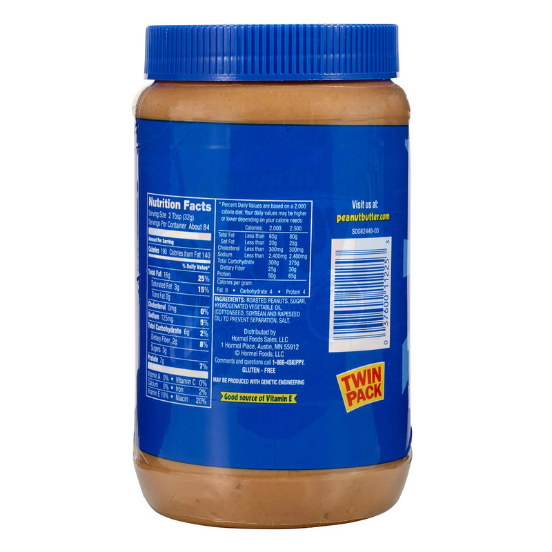 Skippy Super Chunk Peanut Butter (48 oz., 2 pk.)
