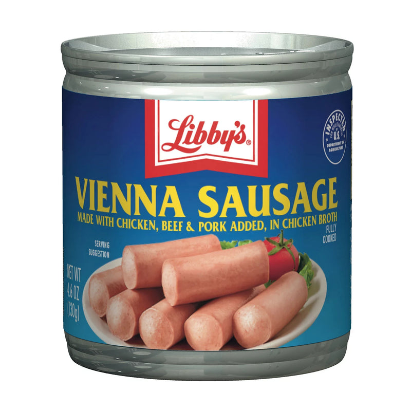 Libby's Vienna Sausage, Canned Sausage, 4.6 OZ (Pack of 18)