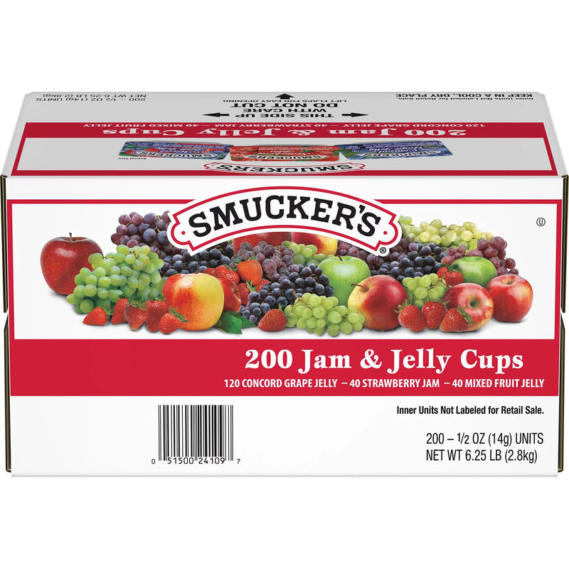 Smucker's Assorted Jelly Cups (0.5 oz., 200 ct.)