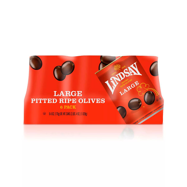 Lindsay® Large Pitted Olives (6 oz., 6 pk.)