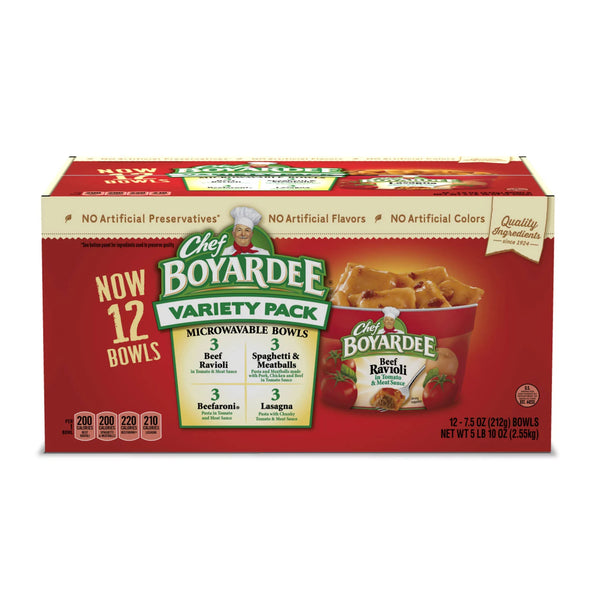 Chef Boyardee Variety Pack (7.5 oz., 12 pk.)