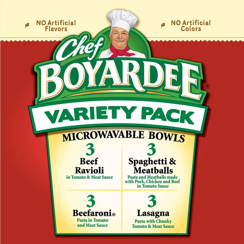 Chef Boyardee Variety Pack (7.5 oz., 12 pk.)