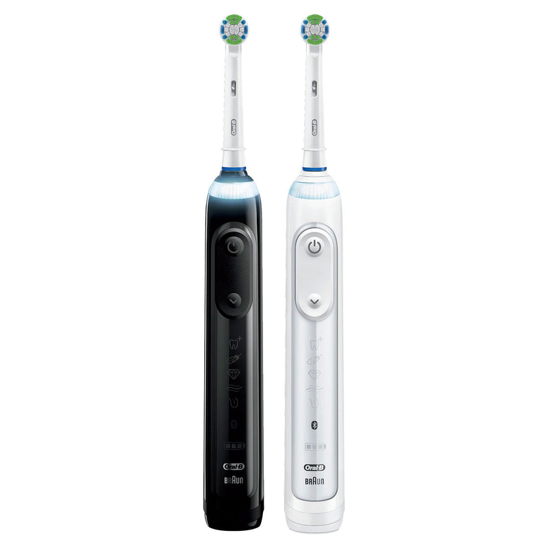 Oral-B Genius Elite 6000 Rechargeable Electric Toothbrush, White & Black (2 pk.)